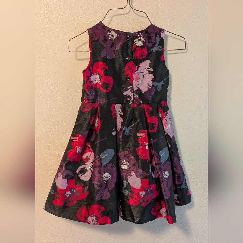 Gymboree Pink and Red Pleated A-Line Dress size 4T - Picture 2 of 5